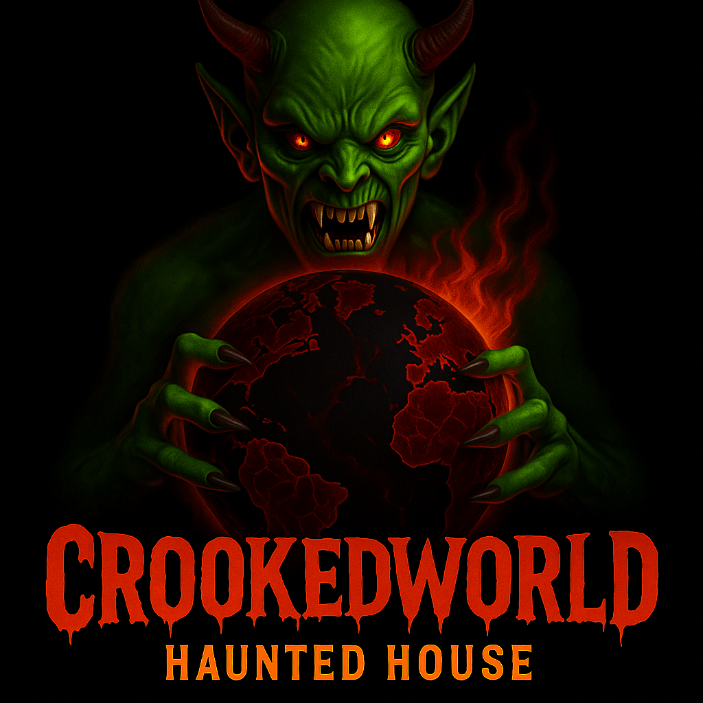 Crooked World Horror Background
